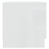 Mueble TV 2 pzs madera contrachapada blanco brillo