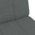 Sofá cama de 2 plazas con taburete tela gris