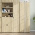 Aparador de madera de ingeniería roble Sonoma 40x42,5x185