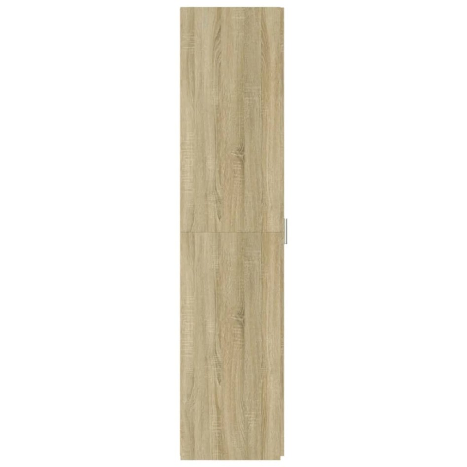 Aparador de madera de ingeniería roble Sonoma 40x42,5x185