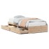 Estructura de cama sin colchón madera maciza de pino 90x200