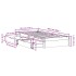 Estructura de cama sin colchón madera maciza de pino 90x200