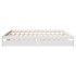 Cama sin colchón madera maciza de pino blanca 180x200