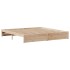 Estructura de cama sin colchón madera maciza de pino 180x200