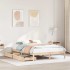 Estructura de cama sin colchón madera de pino maciza 120x200