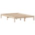 Estructura de cama sin colchón madera de pino maciza 120x200