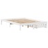Estructura de cama sin colchón madera maciza de pino 160x200