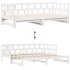 Sofá cama nido con cajones sin colchón blanco 90x200