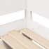Sofá cama nido con cajones sin colchón blanco 90x190