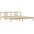 Estructura de cama sin colchón madera maciza de pino 180x200