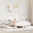 Estructura de cama sin colchón madera maciza de pino 160x200