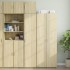 Armario estrecho madera ingeniería roble Sonoma 40x42,5x225
