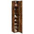 Armario estrecho madera ingeniería roble ahumado 40x42,5x225