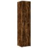 Armario estrecho madera ingeniería roble ahumado 40x42,5x225