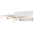 Estructura de cama con cajones madera pino blanco 120x190