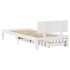 Estructura cama con cajones madera maciza pino blanca 90x190