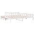 Sofá cama nido con cajones sin colchón blanco 80x200