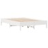 Estructura de cama sin colchón madera maciza de pino 160x200