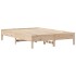 Estructura de cama sin colchón madera de pino blanco 150x200