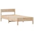 Estructura de cama sin colchón madera maciza de pino 90x200