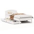 Estructura cama sin colchón madera maciza pino blanca
