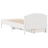 Estructura cama sin colchón madera maciza pino blanca