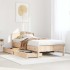 Estructura de cama sin colchón madera maciza de pino 90x190