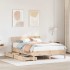 Estructura de cama sin colchón madera de pino maciza 120x200