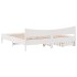 Estructura de cama cajones madera maciza pino blanco 180x200