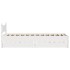 Estructura cama con cajones madera maciza pino blanca 90x190