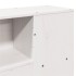 Cabecero de cama almacenaje madera maciza pino blanco 180