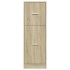 Armario botiquín madera de ingeniería roble Sonoma 40x41x118