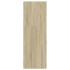 Armario botiquín madera de ingeniería roble Sonoma 40x41x118