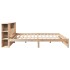 Cama con estantería sin colchón madera maciza de pino