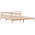 Cama con estantería sin colchón madera maciza de pino