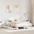 Estructura de cama sin colchón madera maciza de pino 160x200