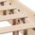 Cama con estantería sin colchón madera maciza de pino