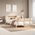 Cama con estantería sin colchón madera maciza de pino