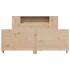 Estructura de cama sin colchón madera de pino blanco 150x200