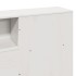 Estructura de cama sin colchón madera maciza blanca 200x200