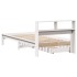 Cama con estantería sin colchón madera maciza de pino 90x190