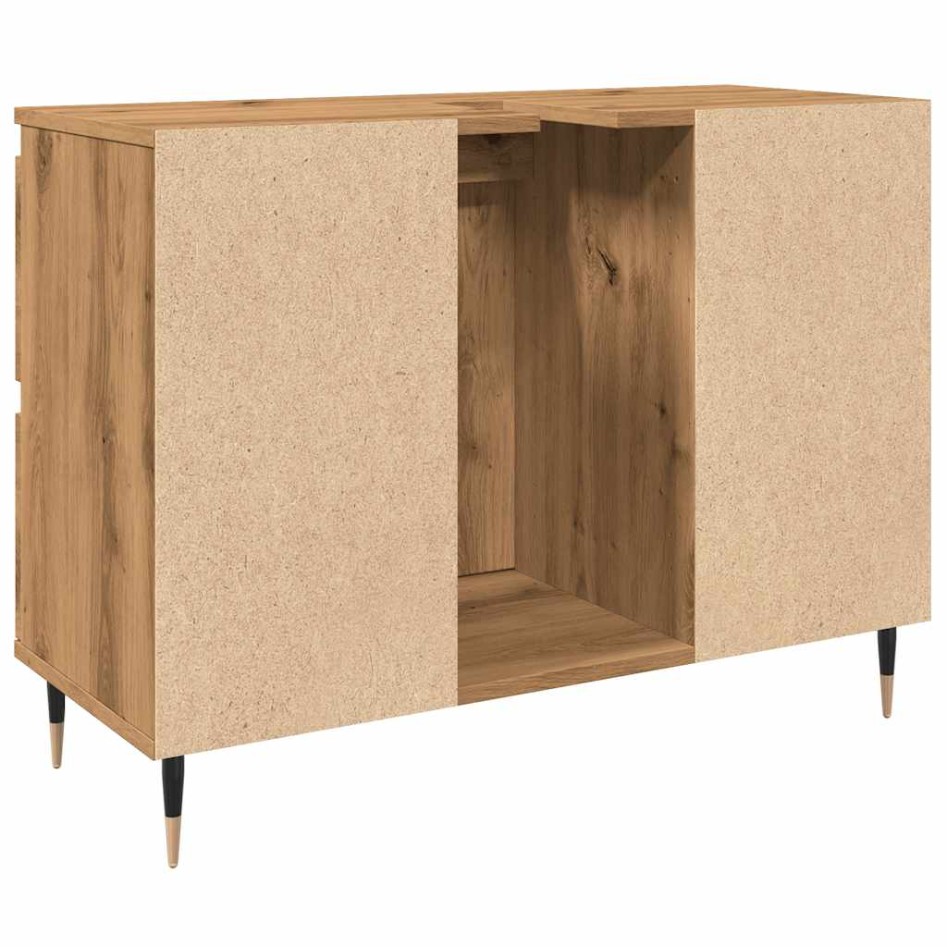 Mueble de baño madera de ingeniería roble artisan 80x33x60