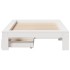 Estructura cama sin colchón madera maciza pino blanca