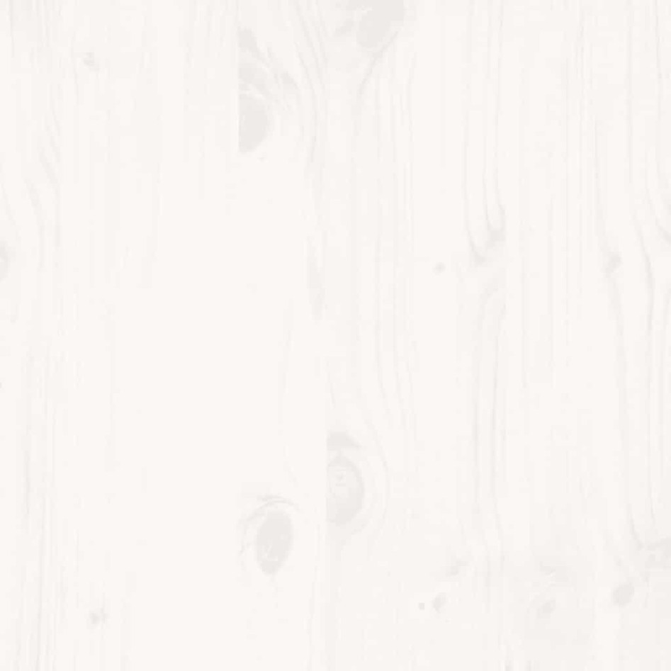 Cama sin colchón madera maciza de pino blanca 180x200