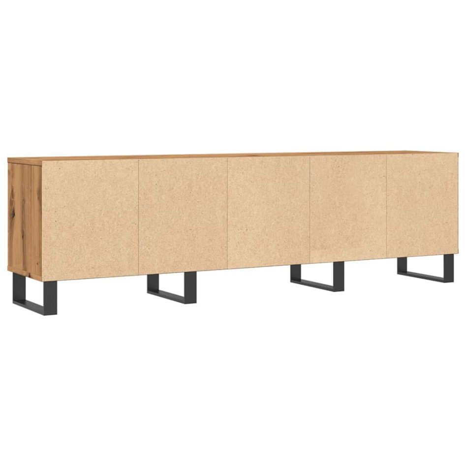 Mueble de TV madera de ingeniería roble artisan 150x30x44,5