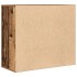 Aparador madera de ingeniería madera envejecida 80x33x70