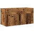 Juego de muebles de baño 3 piezas madera ingeniería
