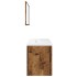 Juego de muebles de baño 3 piezas madera ingeniería