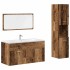 Juego de muebles de baño 3 piezas madera ingeniería