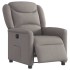 Sillón reclinable eléctrico tela gris